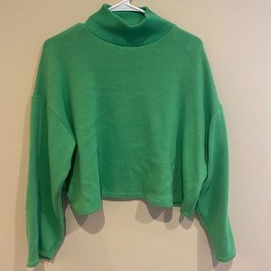 Bright Green Zara Sweater, Size L